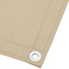 vidaXL Balkon-Sichtschutz Beige 90x700 cm 100 % Polyester-Oxford