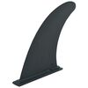 vidaXL Mittelflosse f&uuml;r SUP-Board 18,3 x 21,2 cm Kunststoff Schwarz