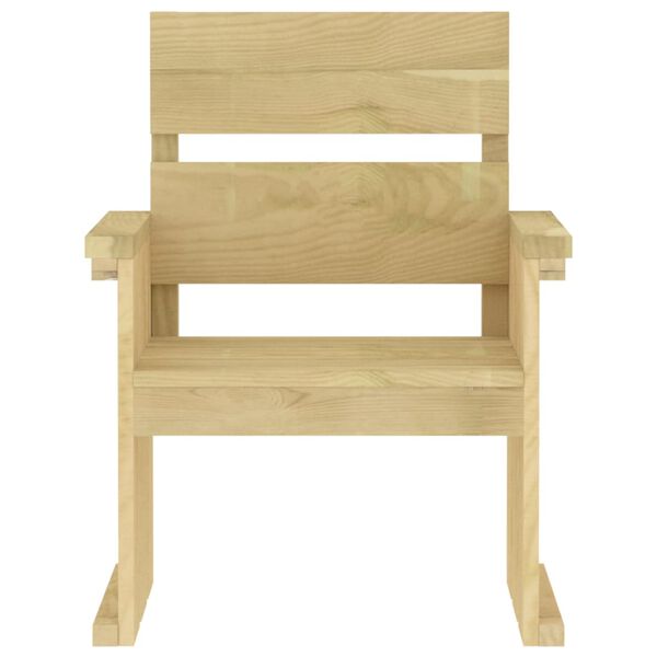 vidaXL 5-tlg. Garten-Essgruppe Kiefernholz Impr&auml;gniert