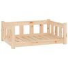 vidaXL Hundebett 75,5x55,5x28 cm Massivholz Kiefer