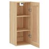 vidaXL Wandschrank Sonoma-Eiche 34,5x34x90 cm Holzwerkstoff