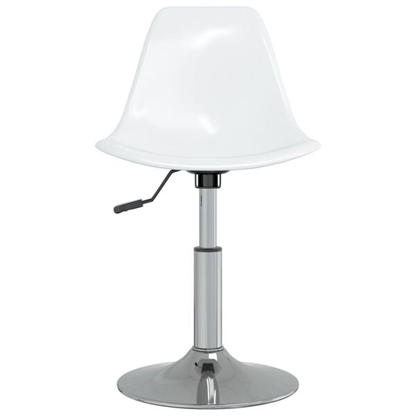 vidaXL Esszimmerst&uuml;hle 6 Stk. Drehbar Wei&szlig; PP