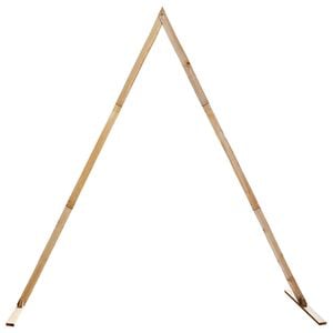 vidaXL Hochzeitsbogen Hellbraun 202 x 95 x 254 cm Massivholz Kiefer