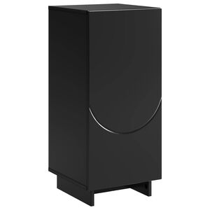 vidaXL Sideboard Schwarz 33,5 x 34,5 x 75 cm Holzwerkstoff