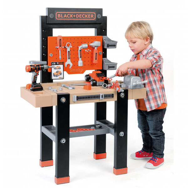 Smoby Bricolo Werkbank BLACK + DECKER 79x39x103 cm 360701