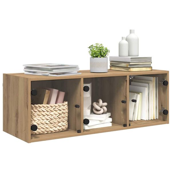vidaXL Wandschrank Artisan-Eiche 102 x 37 x 35 cm Holzwerkstoff