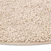vidaXL Anti-Rutsch Shaggy Teppich Creme 160 x 160 cm PP