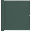 vidaXL Balkonsichtschutz Dunkelgr&uuml;n 110 x 600 cm Oxford-Stoff