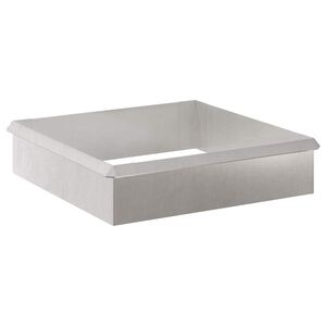 vidaXL Schneckenzauns 8 stk. 100 x 3,5 x 25 cm Edelstahl Silber