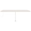 vidaXL Standmarkise Manuell Einziehbar 600x350 cm Creme