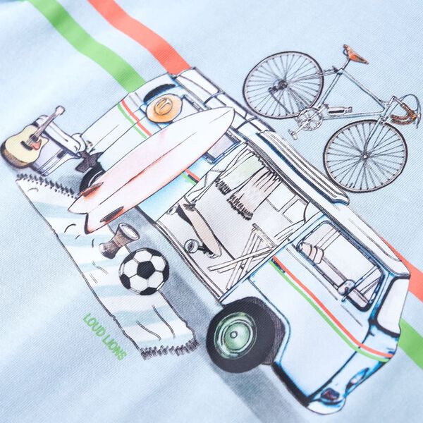 Kinder-T-Shirt Hellblau 116