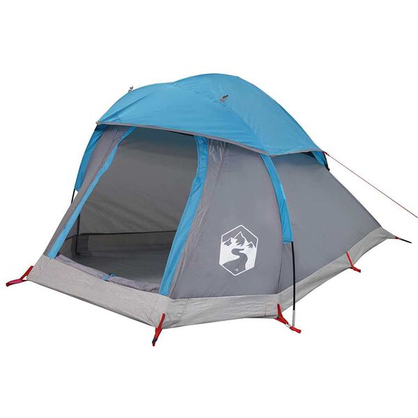 vidaXL Kuppel-Campingzelt 1 Person Blau Wasserdicht