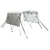 vidaXL 3-Bow Bimini-Top mit Mesh-Seitenteilen 183x(170-182)x137 cm