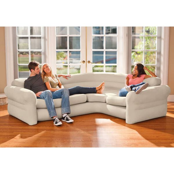 Intex Aufblasbares Ecksofa 257x203x76 cm 68575NP