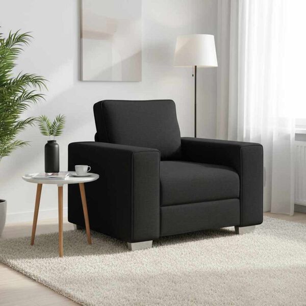 vidaXL Sofa Schwarz 100 x 77 x 82 cm Stoff
