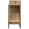 vidaXL Beistelltische 2 Stk. mit Ablage Artisan-Eiche 25,5x27x60 cm