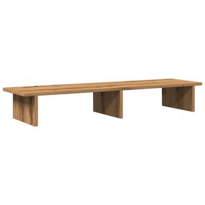 vidaXL Monitorst&auml;nder Artisan-Eiche 100x27x15 cm Holzwerkstoff