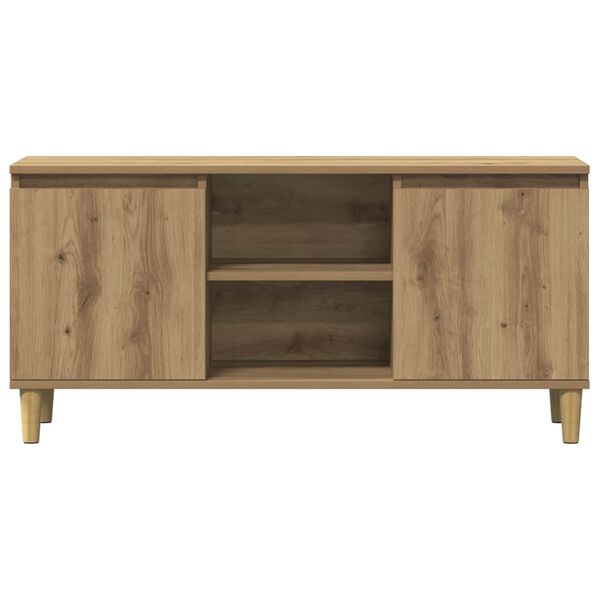 vidaXL TV-Schrank Artisan-Eiche 102x35x50 cm Holzwerkstoff