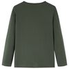 Kinder-Langarmshirt Khaki 140