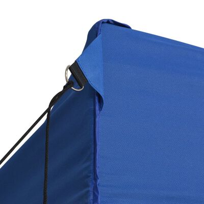 vidaXL Profi-Partyzelt Faltbar mit 4 Seitenwänden 3×6m Stahl Blau