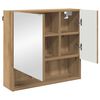 vidaXL Spiegelschrank Artisan-Eiche 59 x 17 x 55 cm Holzwerkstoff