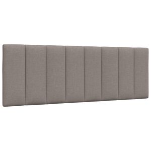 vidaXL Kopfteil-Kissen "Hanko" Taupe 120 cm Stoff