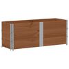 vidaXL Paletten-Aufsatzrahmen 3 Stk. Braun 150x50 cm Massivholz Kiefer