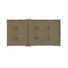 vidaXL Niedriglehner-Auflagen 6 Stk. Melange Taupe 100x50x4 cm Stoff