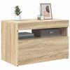 vidaXL TV-Schrank mit LED-Leuchten Sonoma-Eiche 60x35x40 cm