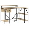 vidaXL Schreibtisch Sonoma-Eiche 120 x 79 x 86,5 cm Holzwerkstoff