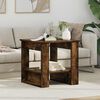 vidaXL Couchtisch Ger&auml;ucherte Eiche 51 x 50 x 50 cm Holzwerkstoff