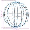 vidaXL Ball mit 120 LEDs Kaltweiß 40 cm Metall