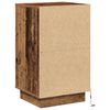vidaXL Nachttisch Altholz 39 x 34,5 x 65 cm Holzwerkstoff