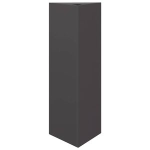 vidaXL Pflanzk&uuml;bel Schwarz Dreieckig 30x26x75 cm Stahl