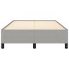 vidaXL Bettgestell ohne Matratze Hellgrau 120x200 cm Stoff