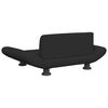 vidaXL Hundebett Schwarz 70x45x28 cm Stoff
