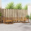 vidaXL Outdoor-Sofagarnitur 6 pcs Natur Massivholz Akazie