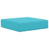 vidaXL Sitzkissen f&uuml;r Outdoor 100 % Polyester T&uuml;rkis 40 x 40 x 8 cm