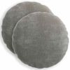 vidaXL Kissenbezug 2 stk. HEERLEN Dunkelgrau &Oslash; 50 cm Chenille-Stoff