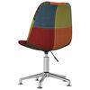 vidaXL Esszimmerst&uuml;hle 4 Stk. Drehbar Patchwork Stoff