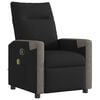 vidaXL Massagesessel Schwarz Stoff