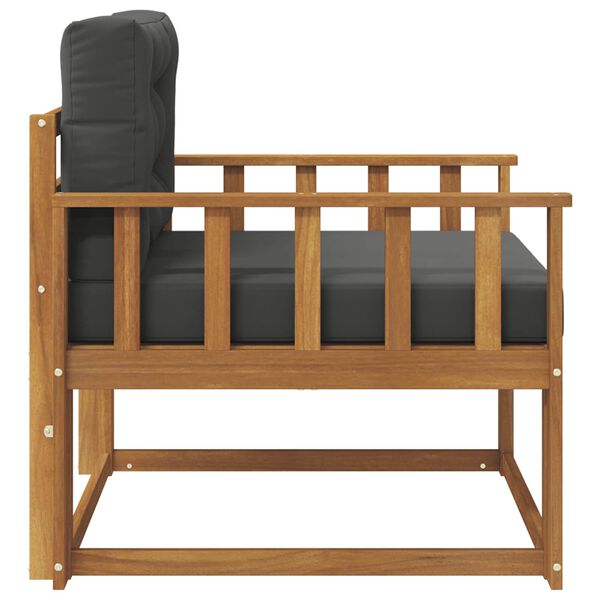 vidaXL Outdoor Mittelsofa Massivholz Akazie Natur