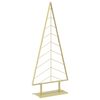 vidaXL Metall-Weihnachtsbaum mit St&auml;nder KUOPIO 180 cm Stahl Gold