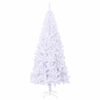 vidaXL K&uuml;nstlicher Weihnachtsbaum Wei&szlig; 210 cm PVC und Stahl