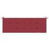 vidaXL Gartenbank-Auflage Weinrot 150x50x4 cm Oxford-Gewebe