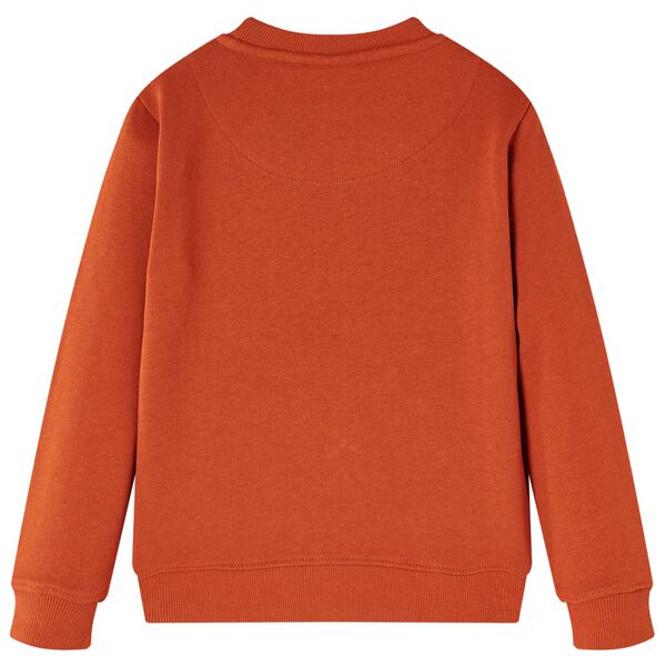 Kinder-Sweatshirt Rostbraun 104