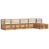 vidaXL Outdoor-Sofagarnitur 5 pcs Natur Massivholz Akazie