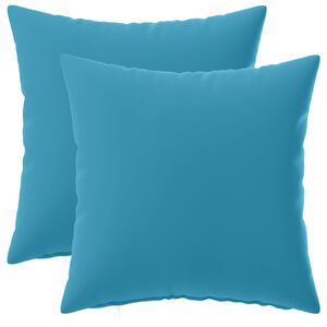 vidaXL Kissenbezug 2 pcs HEERLEN Himmelblau 30 x 30 cm Polyester