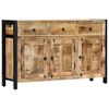 vidaXL Sideboard 120x35x76 cm Massivholz Mango