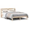 vidaXL Bettgestell mit Kopfteil ohne Matratze 135x190 cm